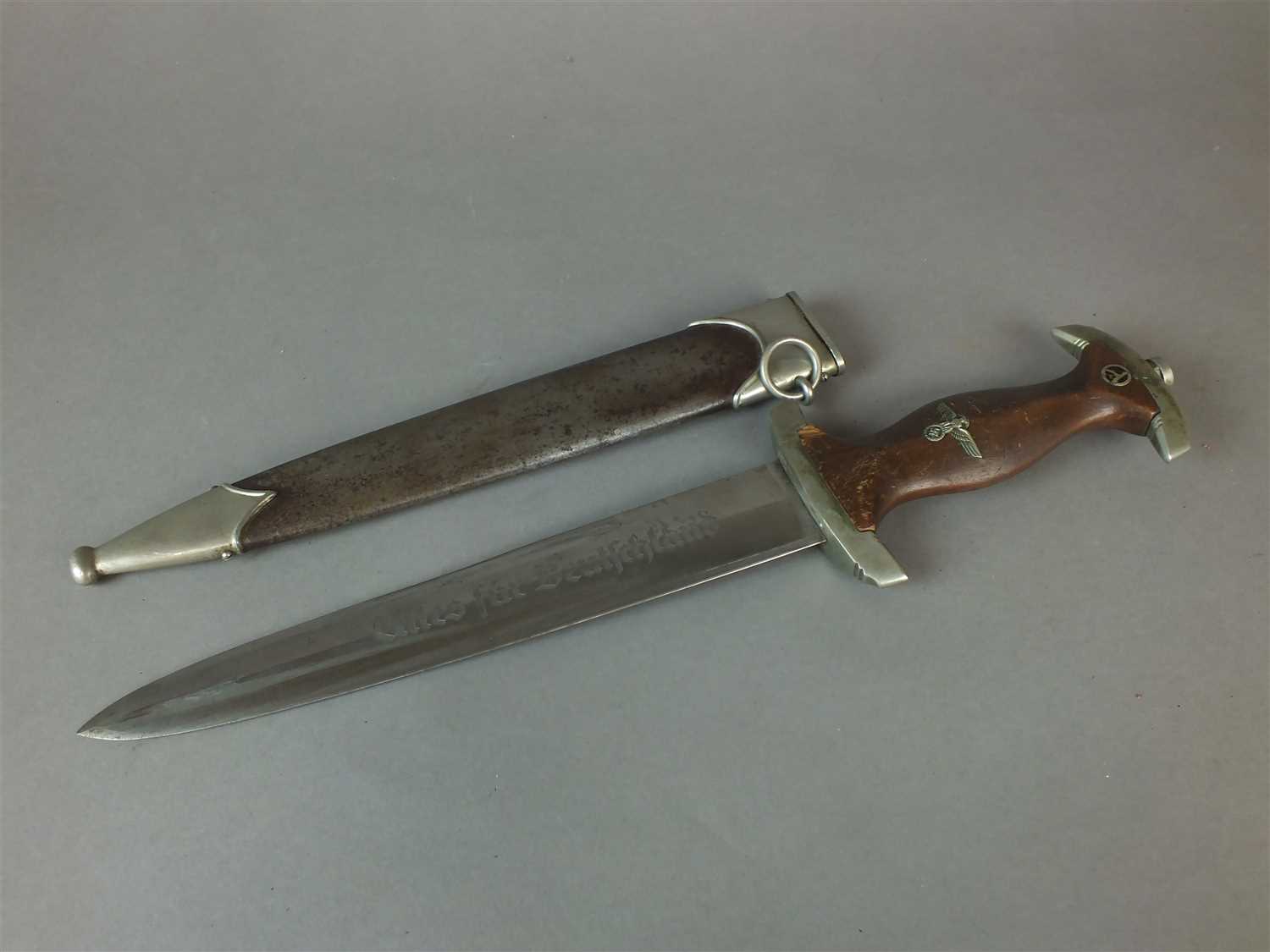 Lot 392 - German Third Reich SA dagger and scabbard