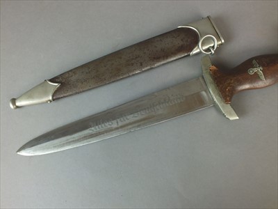 Lot 392 - German Third Reich SA dagger and scabbard