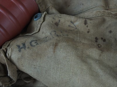 Lot 394 - A rare WW1 Home Service Gask mask