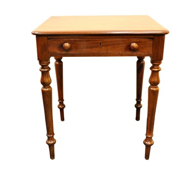 Lot 524 - A Victorian mahogany side / writing table