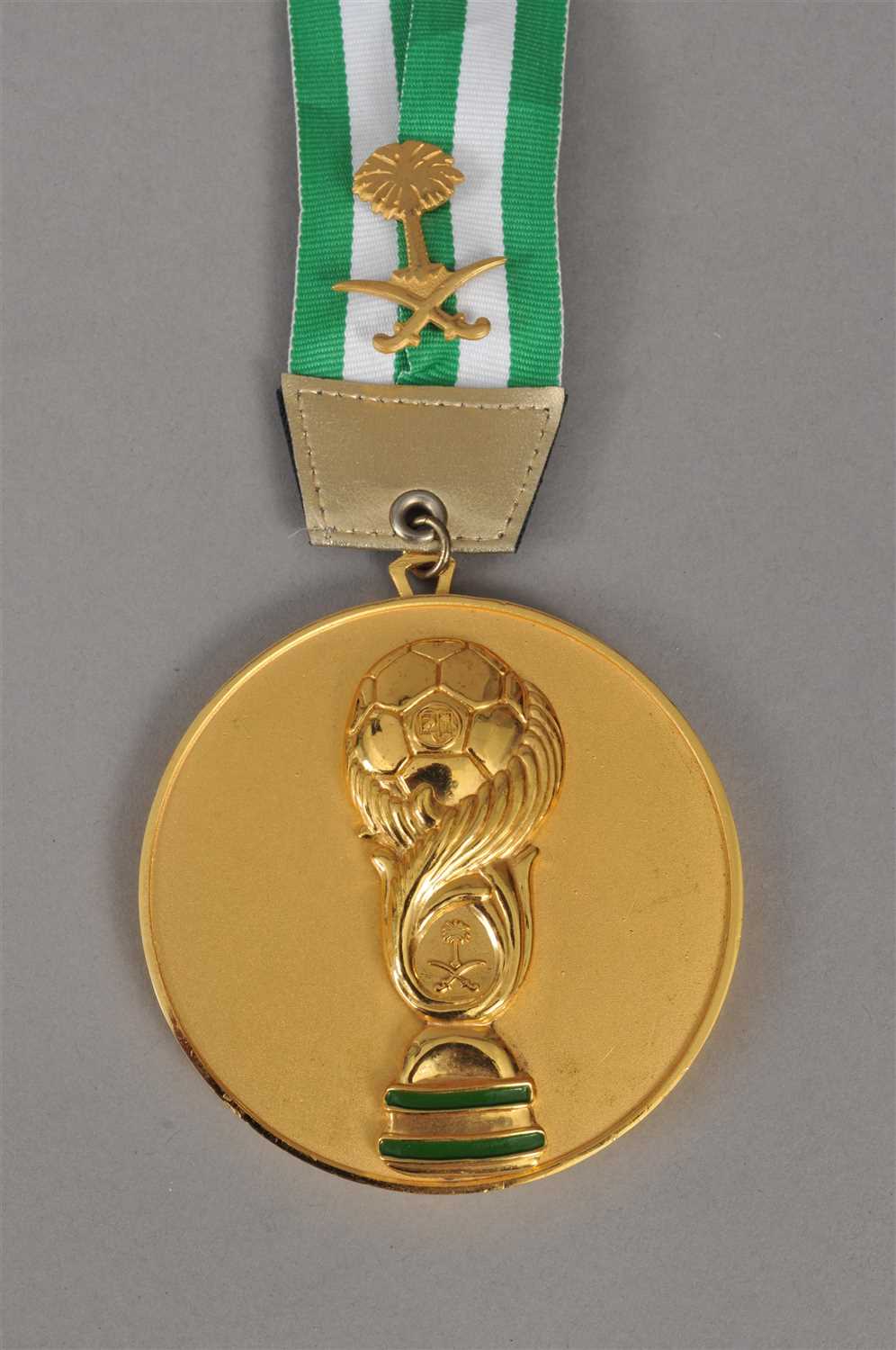Lot 158 - A Saudi Arabian 'Kings Cup' football medal