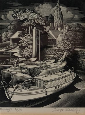 Lot 86 - George Mackley MBE (1900-1983), two wood engravings