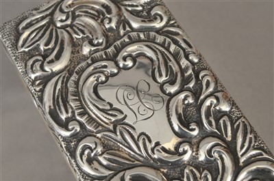 Lot 30 - A Victorian silver hinged box
