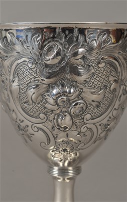 Lot 36 - A George III silver goblet