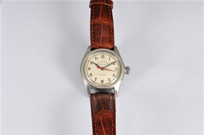 Lot 164 - An Early Rolex Oyster Chronometer with "Cartier" Signed Dial