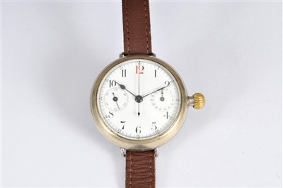 Lot 98 - An Early Gentlemans Wrist Chronograph