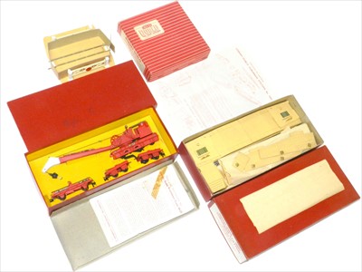 Lot 574 - Hornby Dublo Breakdown Crane, Suburban Station and Level Crossing all boxed