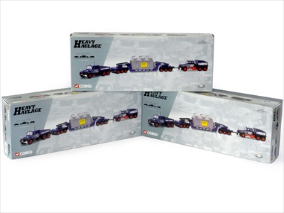 Lot 515 - Corgi Heavy Haulage 18007 Wrekin Roadways/GEC Transformer (3x)