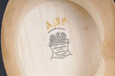 Lot 446 - A leather boxed Lincoln Bennett & Company top hat