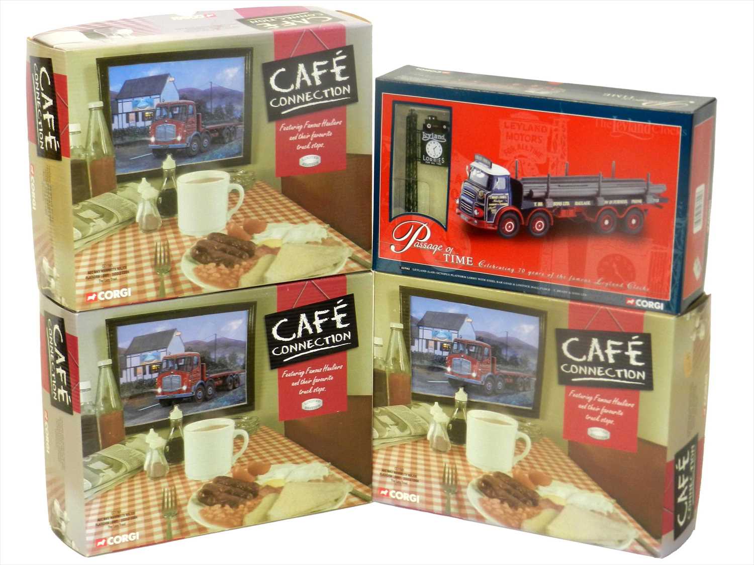 Lot 516 - Corgi Cafe Connection and Passage of Time boxed Trucks.