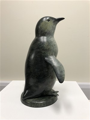 Lot 104 - Richard Smith (b.1955), Penguin Sculpture 'Little Blue'
