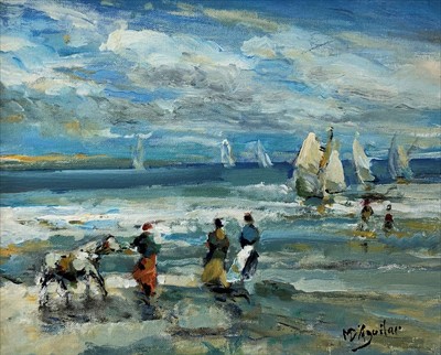 Lot 330 - Michael D'Aguilar (British 1924-2016), Le Retour Des Pecheurs