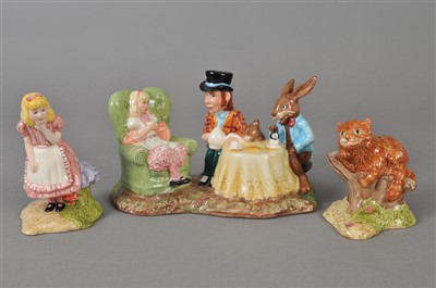 Lot 240 - Three Beswick Alice in Wonderland figures