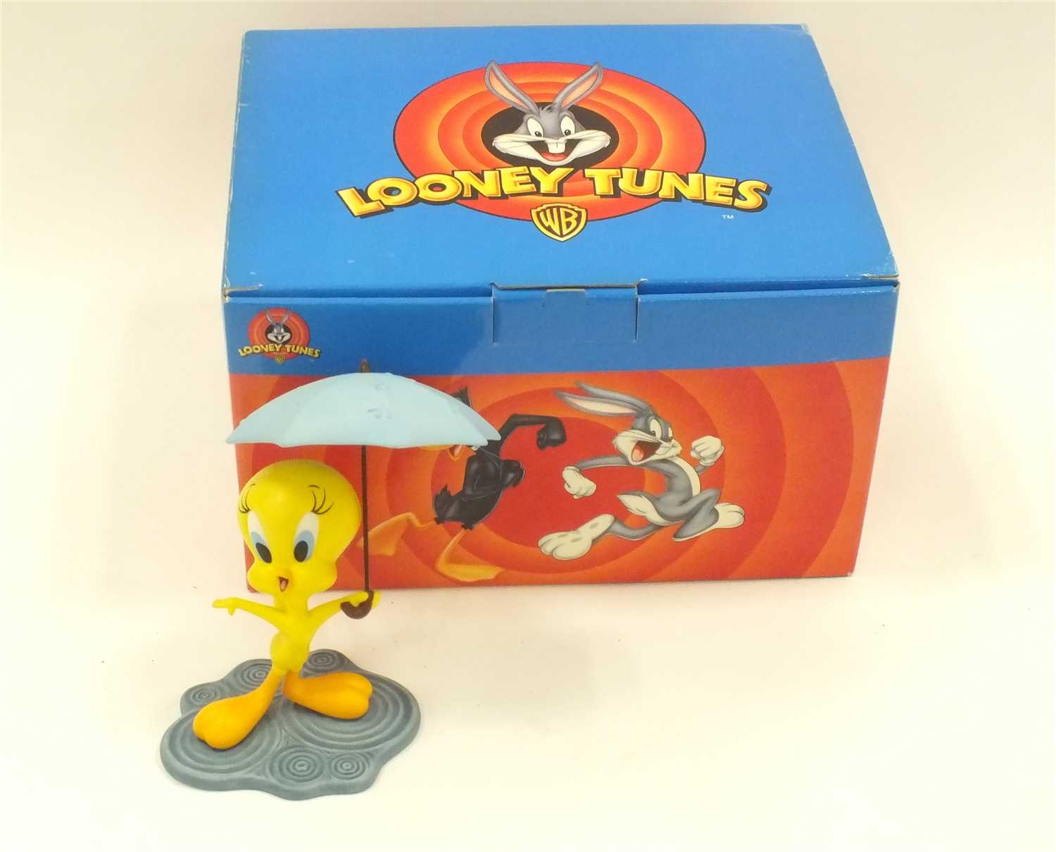 Lot 173 - Seven Coalport and one Wedgwood models of Looney Tunes characters