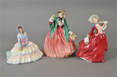 Lot 193 - Three Royal Doulton figures