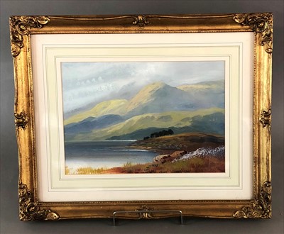 Lot 379 - British school, early 20th century, a pair of mountain views