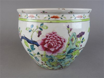 Lot 102 - A Chinese famille rose porcelain jardinere,...