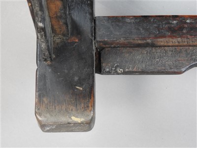 Lot 54 - A Chinese carved rosewood chair, early 20th...