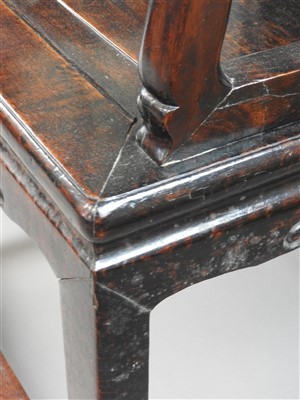 Lot 54 - A Chinese carved rosewood chair, early 20th...
