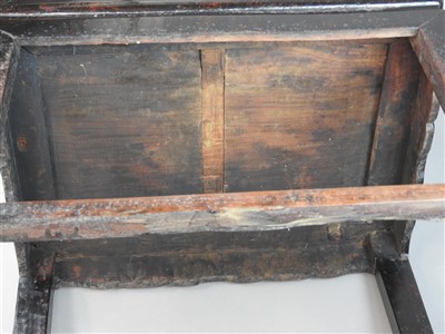 Lot 54 - A Chinese carved rosewood chair, early 20th...