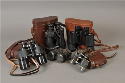 Lot 296 - A group of five various 20th century pairs of binoculars