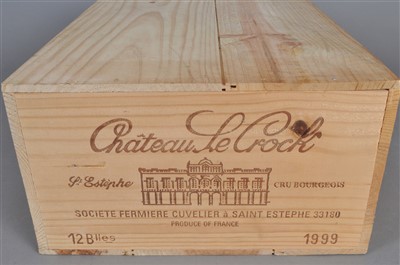Lot 651 - Chateau Le Crock 1999 owc 16/20 Jancis...