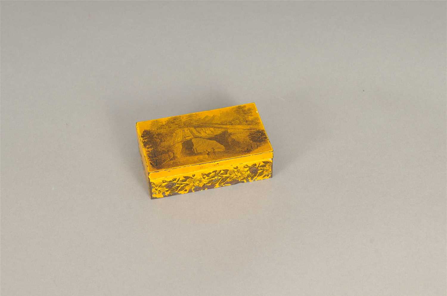 Lot 494 - A miniature 19th century cylinder music box