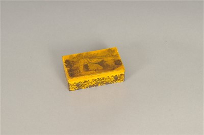 Lot 494 - A miniature 19th century cylinder music box