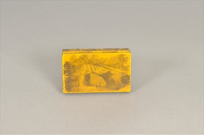 Lot 494 - A miniature 19th century cylinder music box