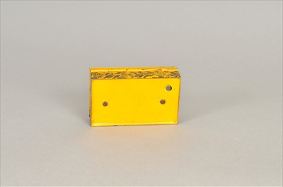 Lot 494 - A miniature 19th century cylinder music box