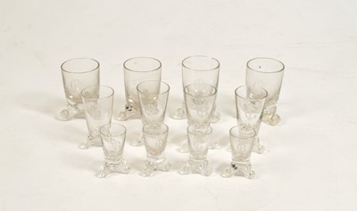 Lot 186 - Suite of Carlesbad drinking glassware