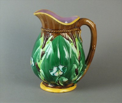 Lot 154 - George Jones majolica jug