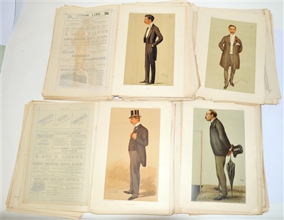 Lot 248 - VANITY FAIR PRINTS. A quantity from 1892-95,...