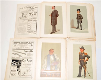Lot 249 - VANITY FAIR PRINTS. A quantity from 1896-98,...
