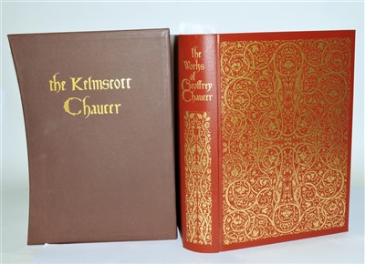 Lot 252 - KELMSCOTT CHAUCER. The works of Geoffrey...