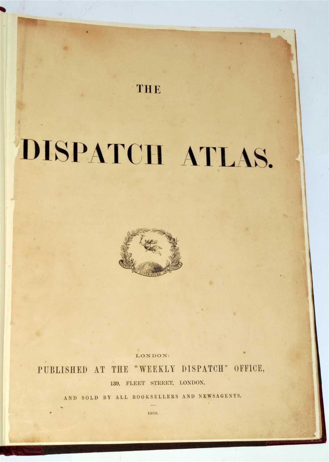 Lot 256 - THE DISPATCH ATLAS. Folio, Weekly Dispatch...
