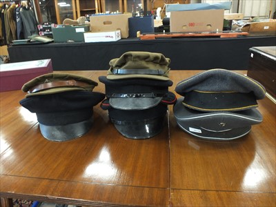 Lot 400 - Large collection of post-war visor caps