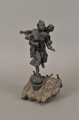 Lot 464 - A Russian cast iron folk study