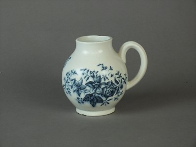 Lot 341 - A very unusual Worcester pot, possibly for honey