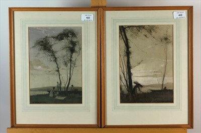 Lot 422 - William Tatton Winter, pair of watercolours