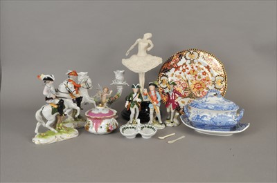 Lot 239 - European pottery and porcelain