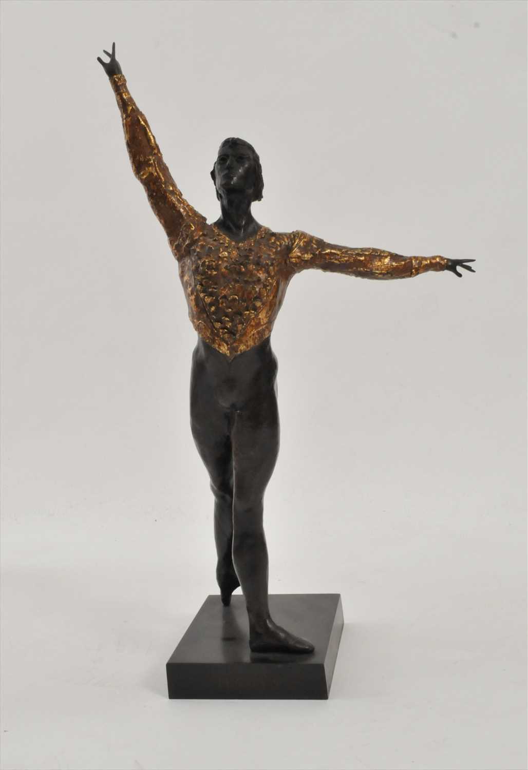 Lot 42 - Tom Merrifield (British Contemporary), Anton Dolin, Bronze Sculpture