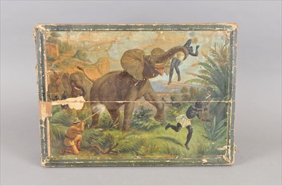 Lot 490 - A late Victorian / Edwardian boxed puzzle picture set