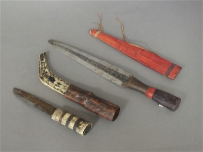 Lot 286 - Inuit knife and further hunting knife