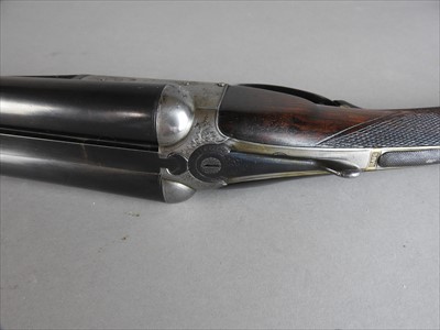Lot 269 - An Army and Navy 12 bore side by side boxlock non-ejector shotgun