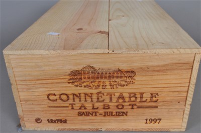 Lot 667 - Chateau Talbot, Connetable de Talbot 1997 owc...