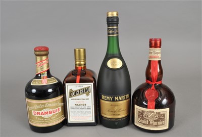 Lot 699 - Remy Martin VSOP, Cointreau, Grand Marnier,...