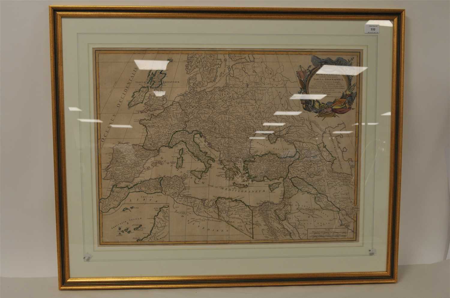 Lot 332 - MAP OF THE ROMAN EMPIRE by Robert de Vaugondy...