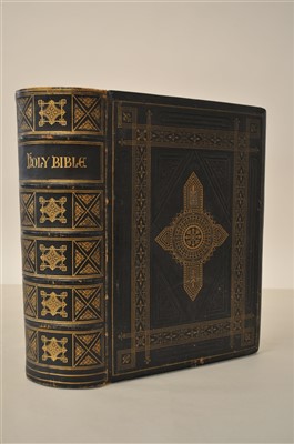 Lot 312 - HOLY BIBLE, thick 4to, circa 1860. With London,...