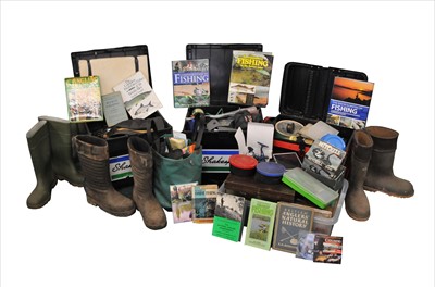Lot 275 - A collection of course fishing accessories